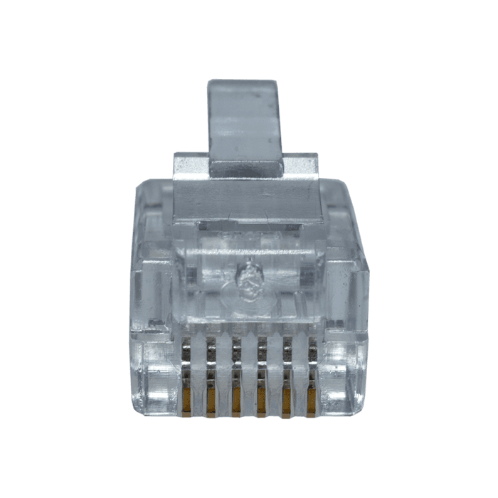Коннекторы 6P6C (Телефонные разъемы) (RJ-11) Уп. 100шт.
