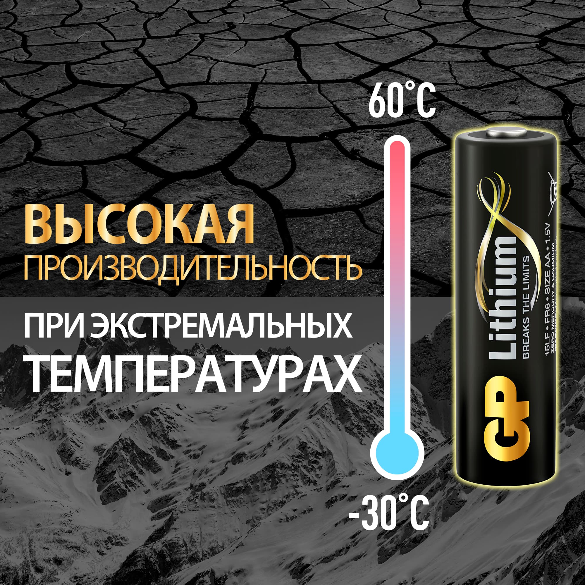 Батарейка литиевая 15LF AA