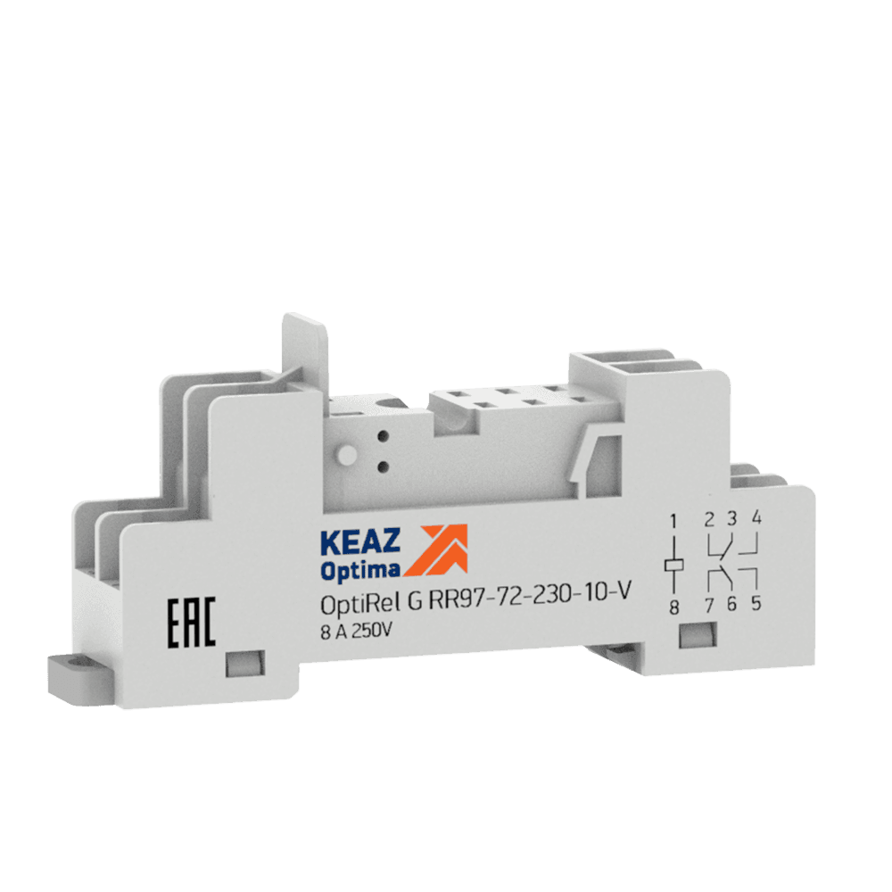 Розетка для реле OptiRel G RR97-72-230-10-V
