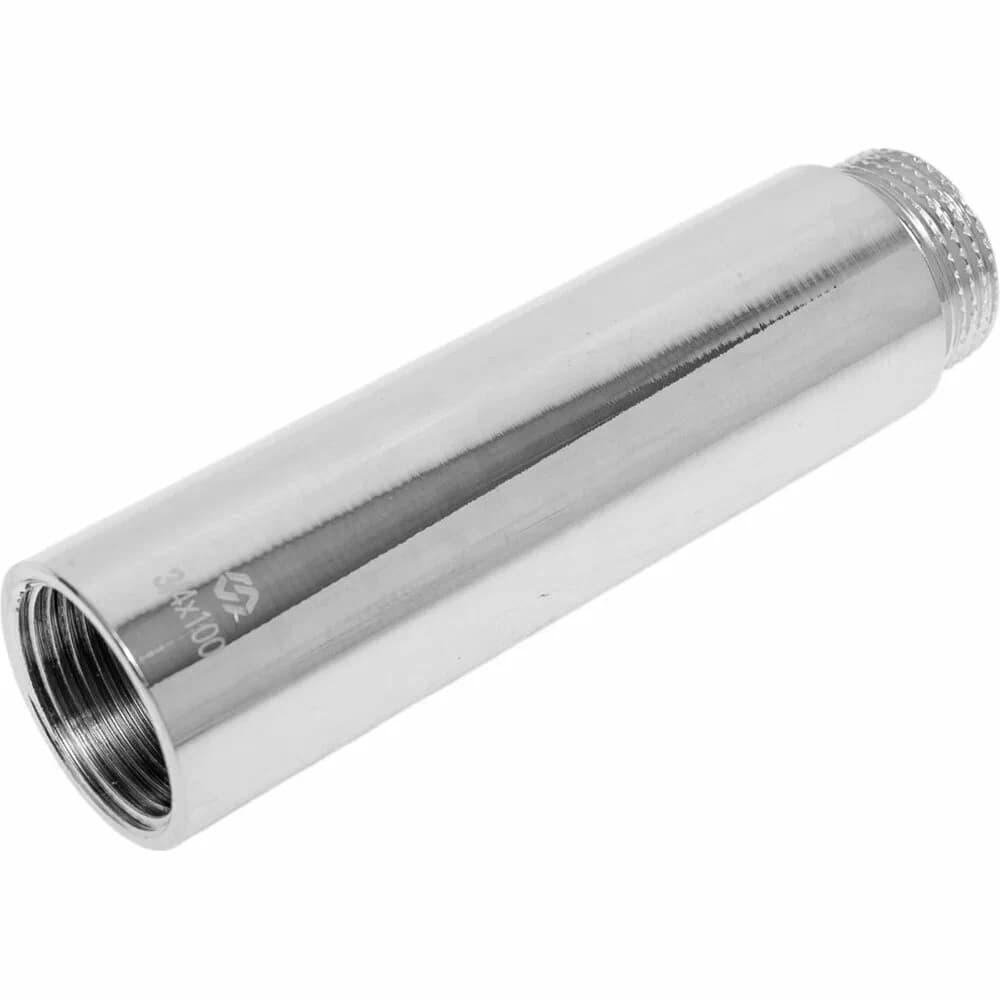 Удлинитель НВ 3/4'x100 мм, хромированный
