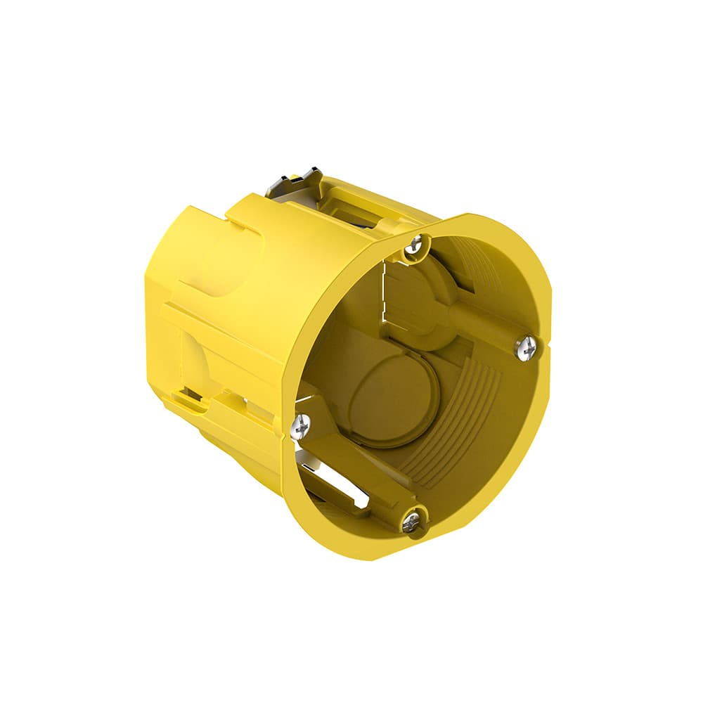 MultiBox Коробка установочная для полых стен 68(65)x60 мм жёлтая (без этикетки)