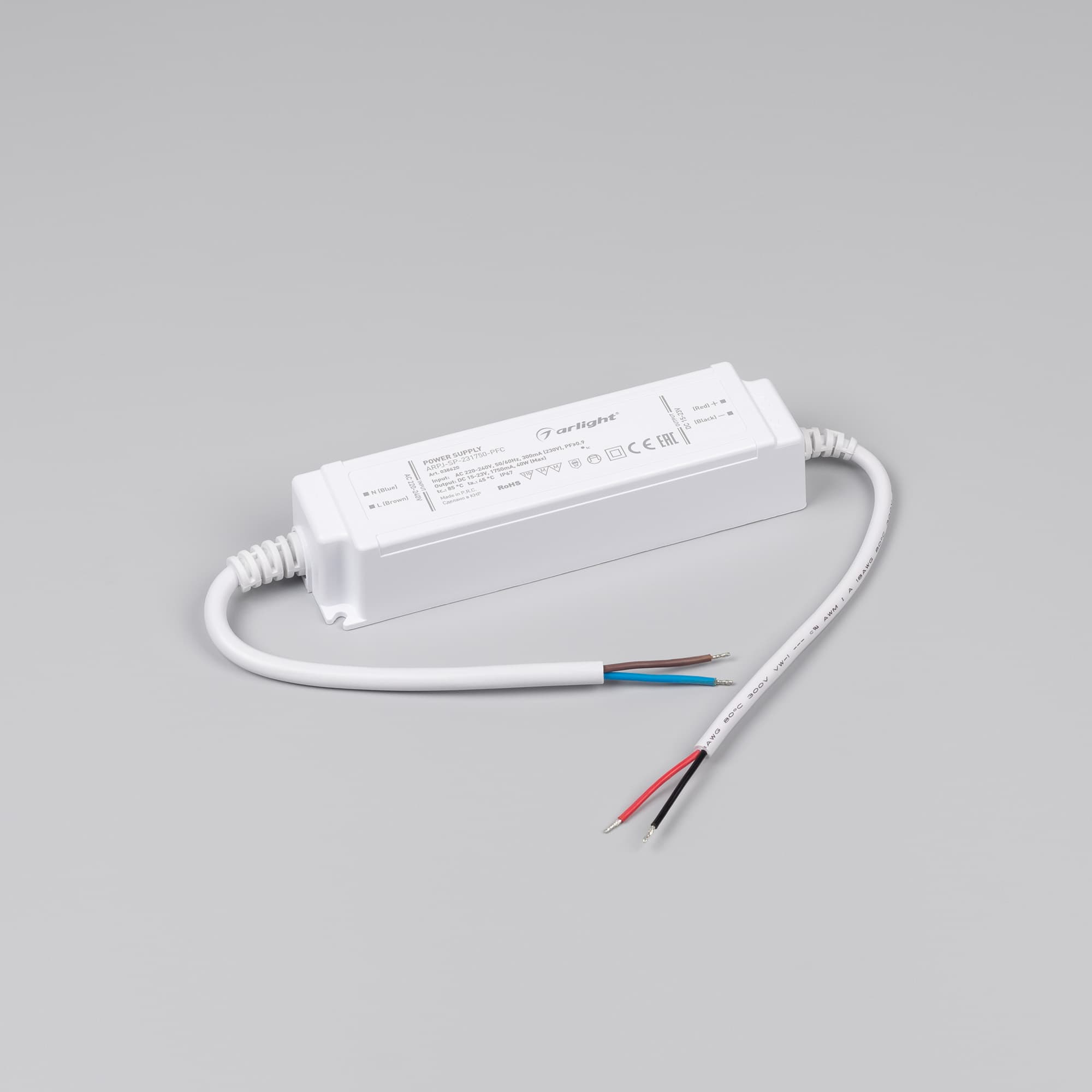 Блок питания ARS-200-24 (24V, 8.3A, 200W) (ARL, IP20 Сетка, 2 года)