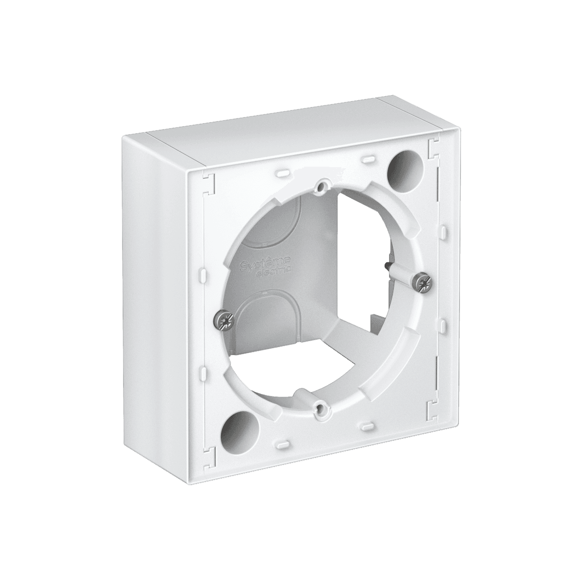 Коробка ATLASDESIGN для наружного монтажа белый
