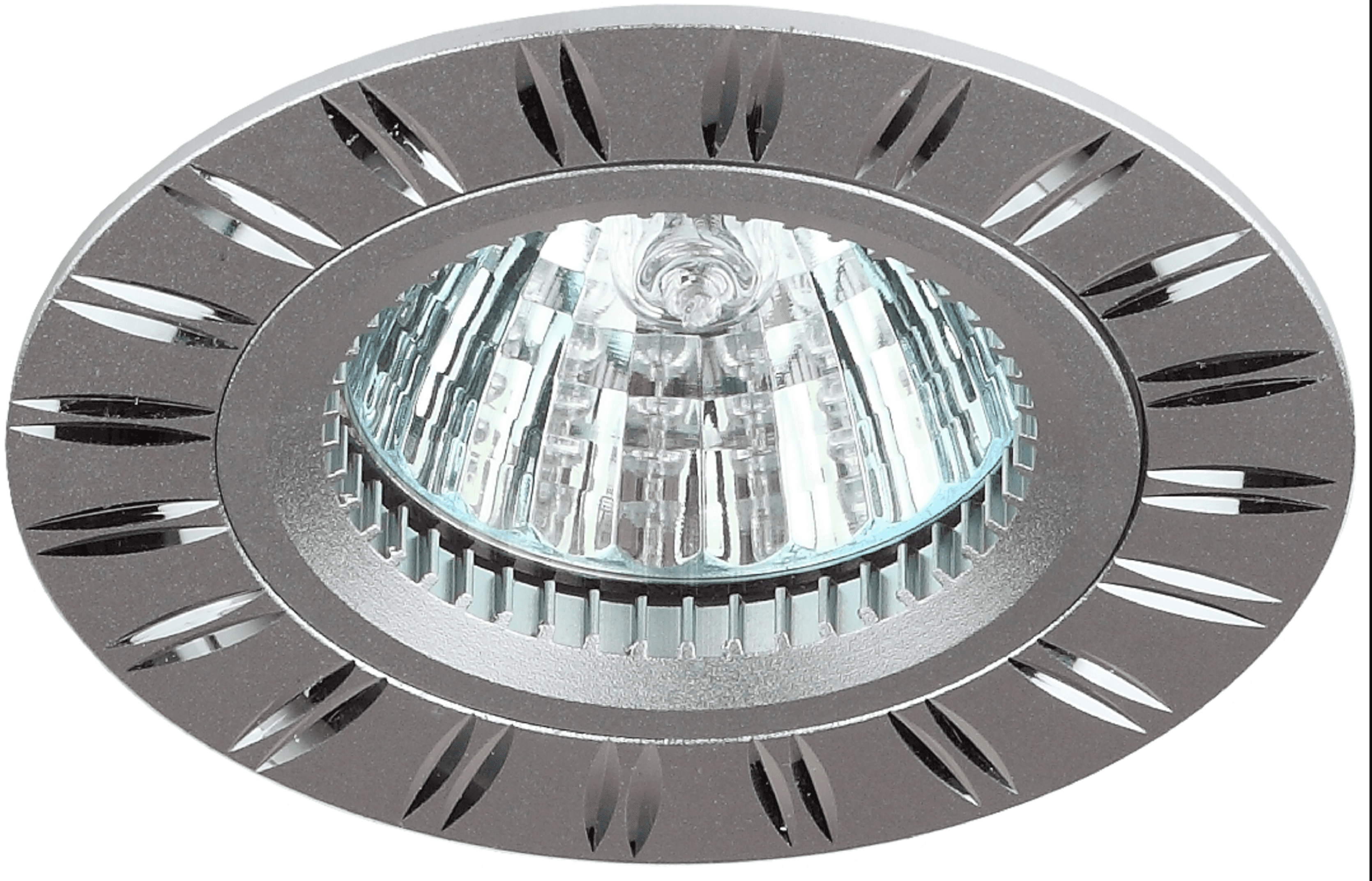 Светильник встраиваемый алюминиевый KL33 AL/SL/1 MR16 12V 50W серебро