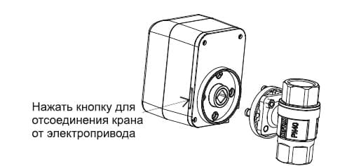 Кран с электроприводом Neptun Profi Click 12В 3/4