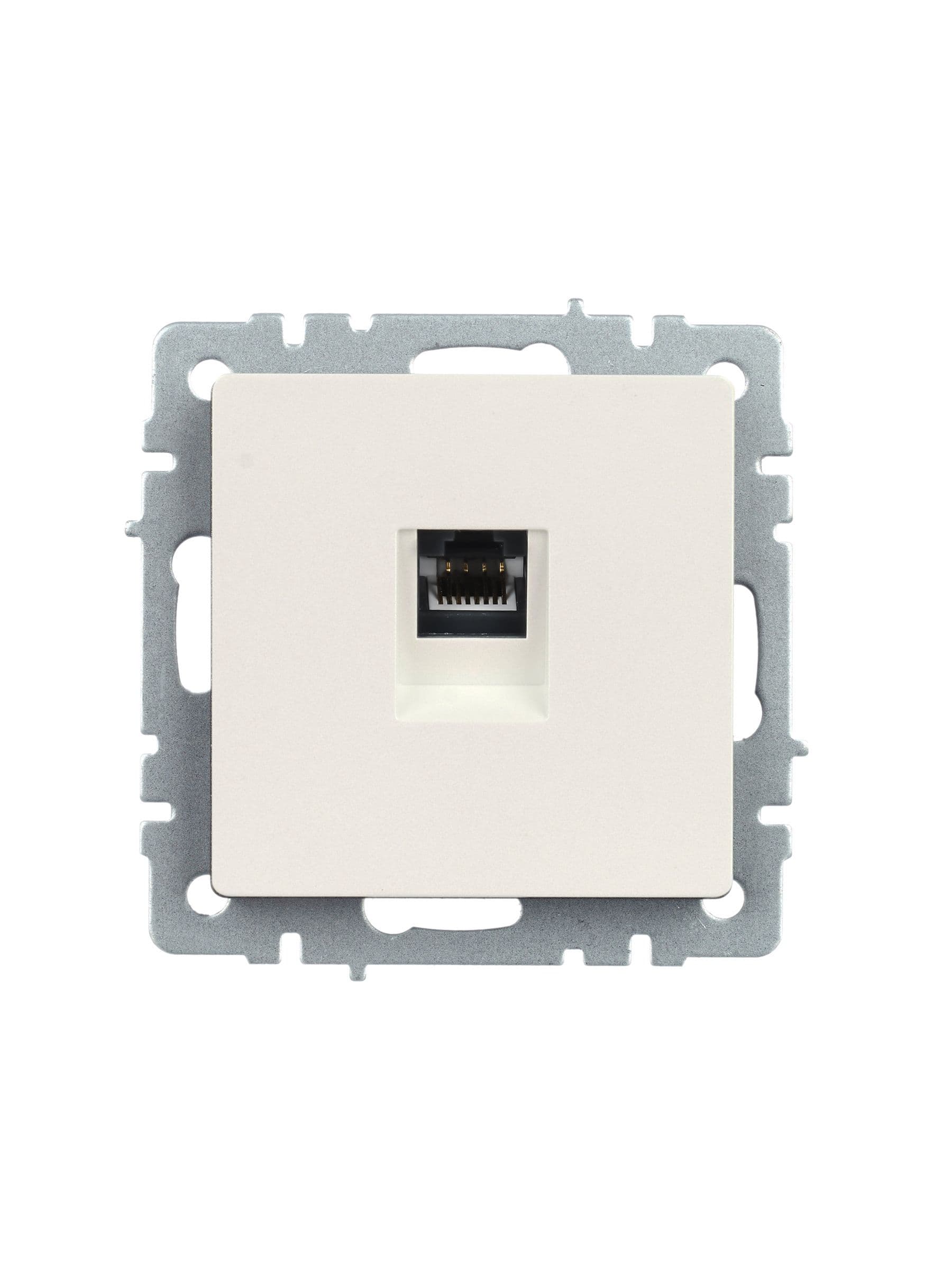 BRITE Розетка компьютерная RJ45 кат.5E РК10-БрЖ жемчуг