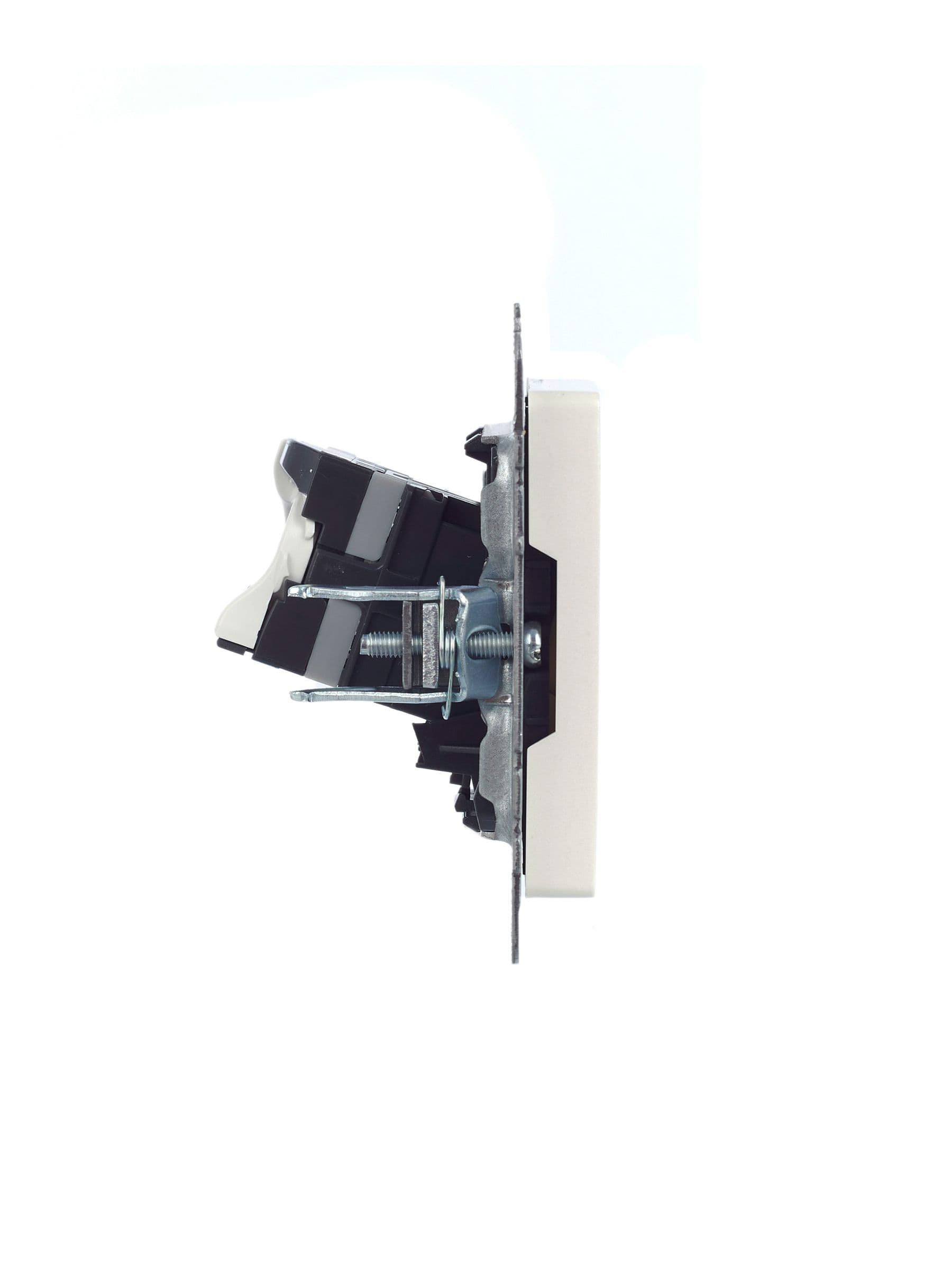 BRITE Розетка компьютерная RJ45 кат.5E РК10-БрЖ жемчуг