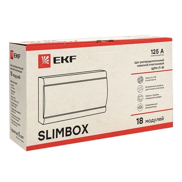 Щит распределительный навесной ЩРН-П-18 SlimBox IP41 PROxima