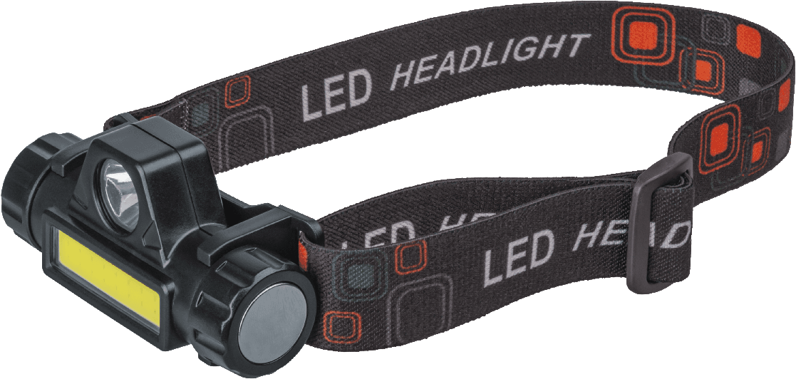 Фонарь светодиодный NPT-H25-ACCU 5Вт CREE LED+3Вт COB LED аккумуляторный налобный
