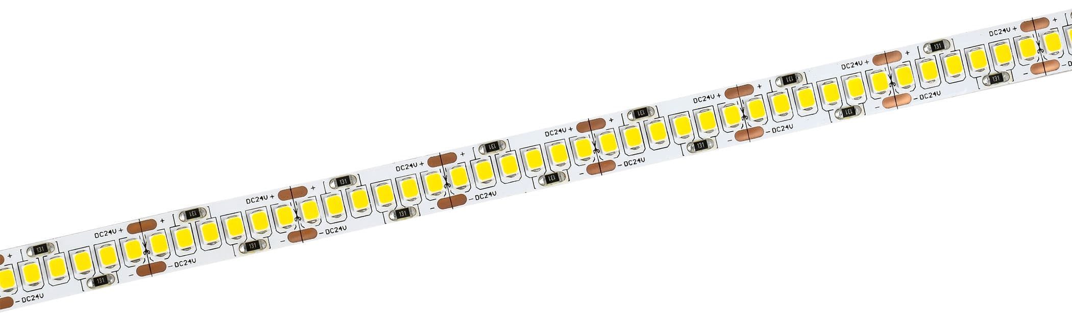 Лента светодиодная 5 м SMD2835 240 LED/м 22 Вт/м IP20 ширина 10 мм 24 В холодный белый