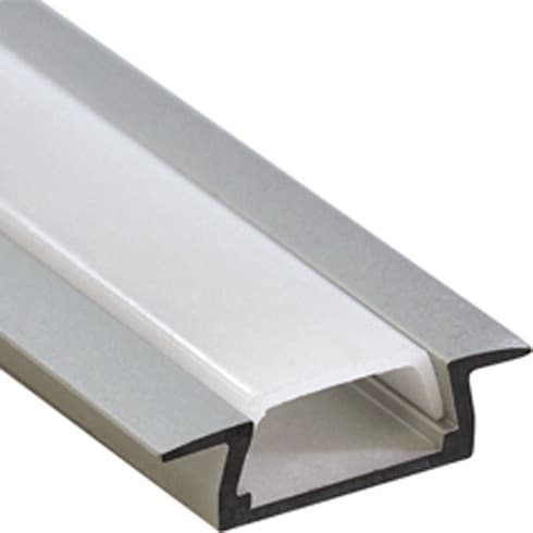 Профиль к LED ленте PAL 2206 врезной анодированный (2м)