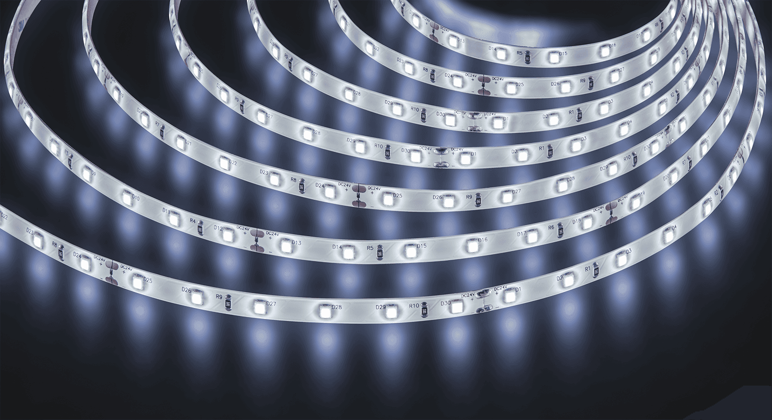 Лента светодиодная 4.8Вт/м 24В 6000К IP65 60LED/м NLS-2835 5м