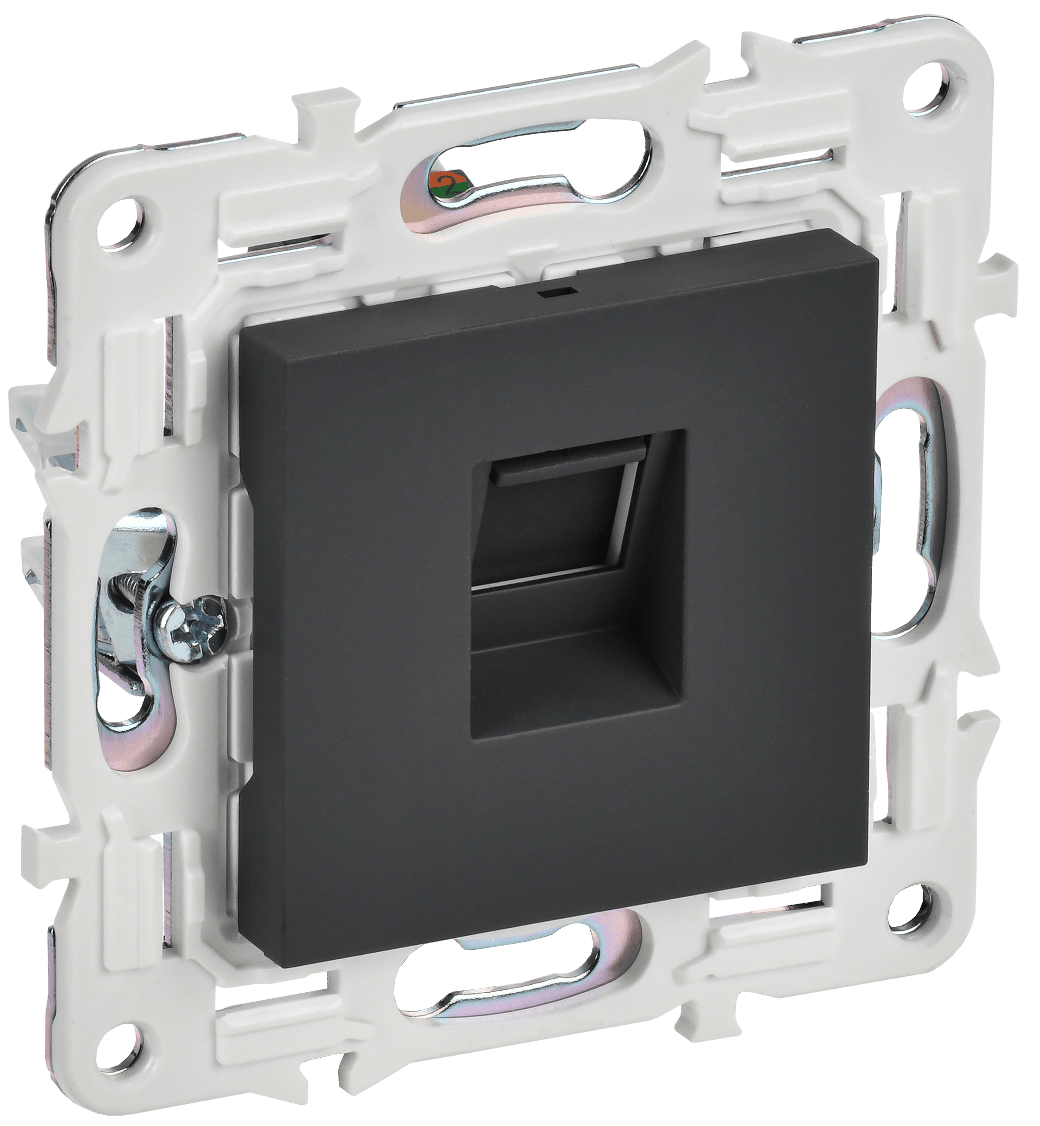 SKANDY Розетка компьютерная RJ45 кат.5E SK-K01G графит IEK