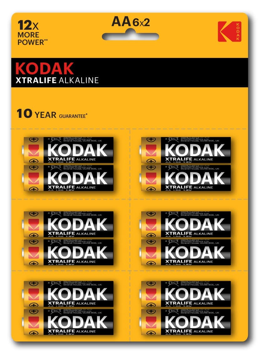 Батарейка LR6-12BL perforated (6x2BL) XTRALIFE Alkaline [KAA-2x6 perf] (144/576/18432)