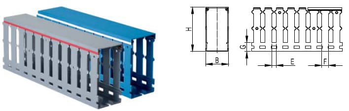Короб перфорированный RL12 60x100 серый QUADRO