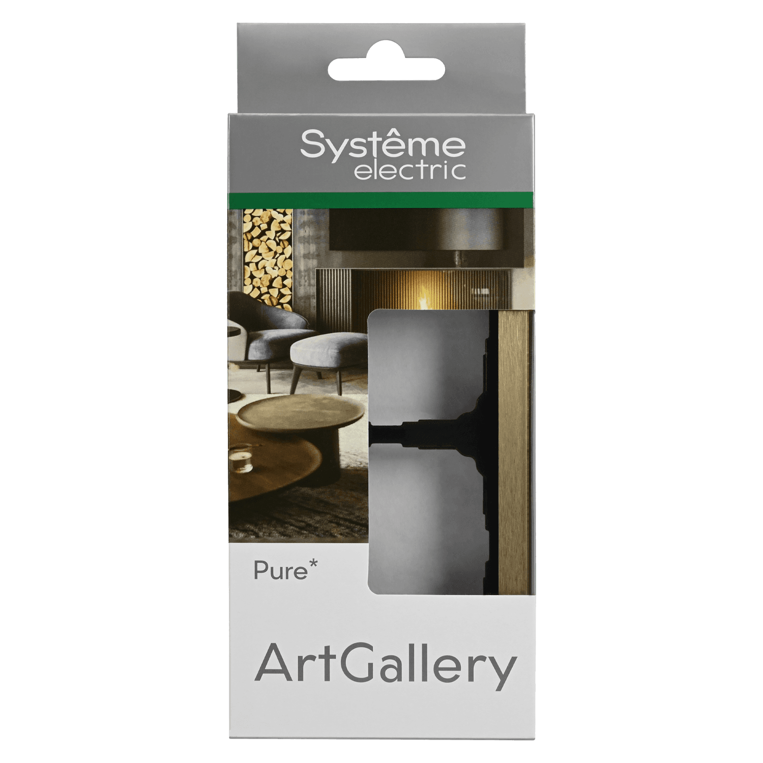 ARTGALLERY PURE 2-постовая РАМКА, МЕТАЛЛ ЛАТУНЬ