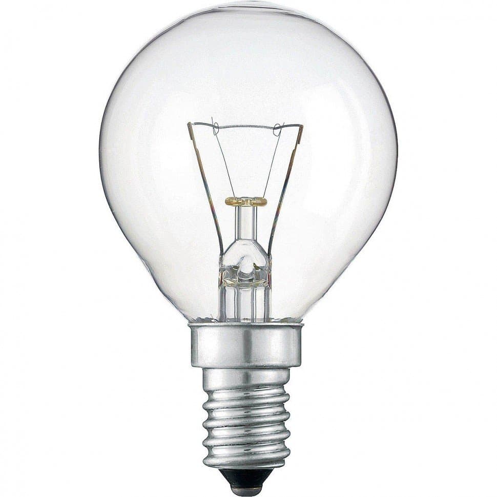 Лампа Stan 60W E14 230V B35 CL 1CT/5X10F