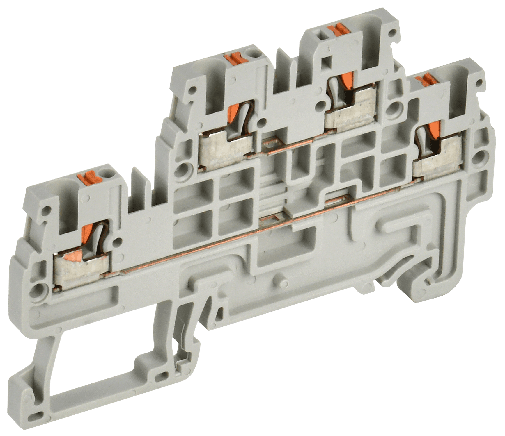 ARMAFIX Клемма пружинная Push-in CP-ML 2 ур. 1,5мм2 серая IEK