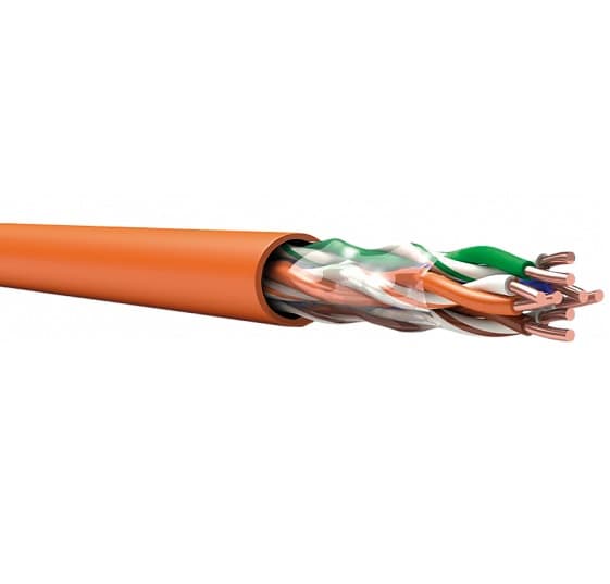 Витая пара TechnoLAN U/UTP Cat 5e ZH нг(A)-FRHF   4x2x0.52 ТУ 3574-019-53930360-2014 черный