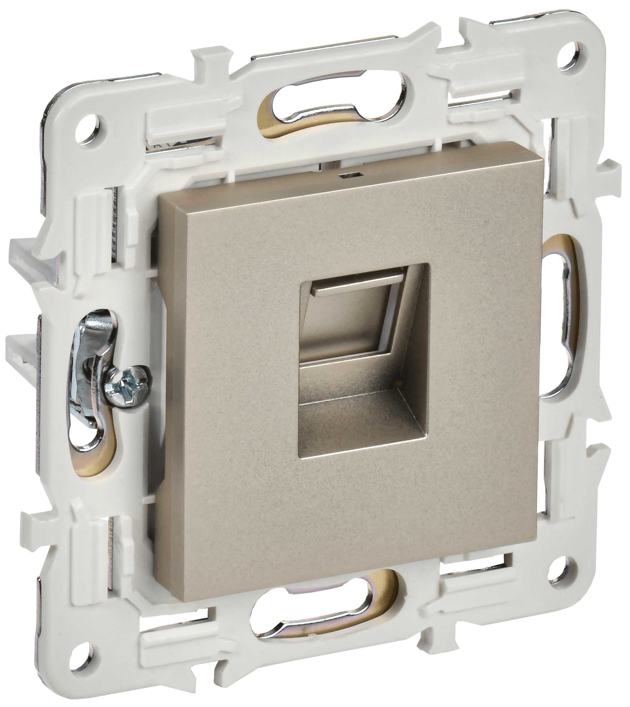 SKANDY Розетка компьютерная RJ45 кат.5E SK-K01Sh шампань IEK