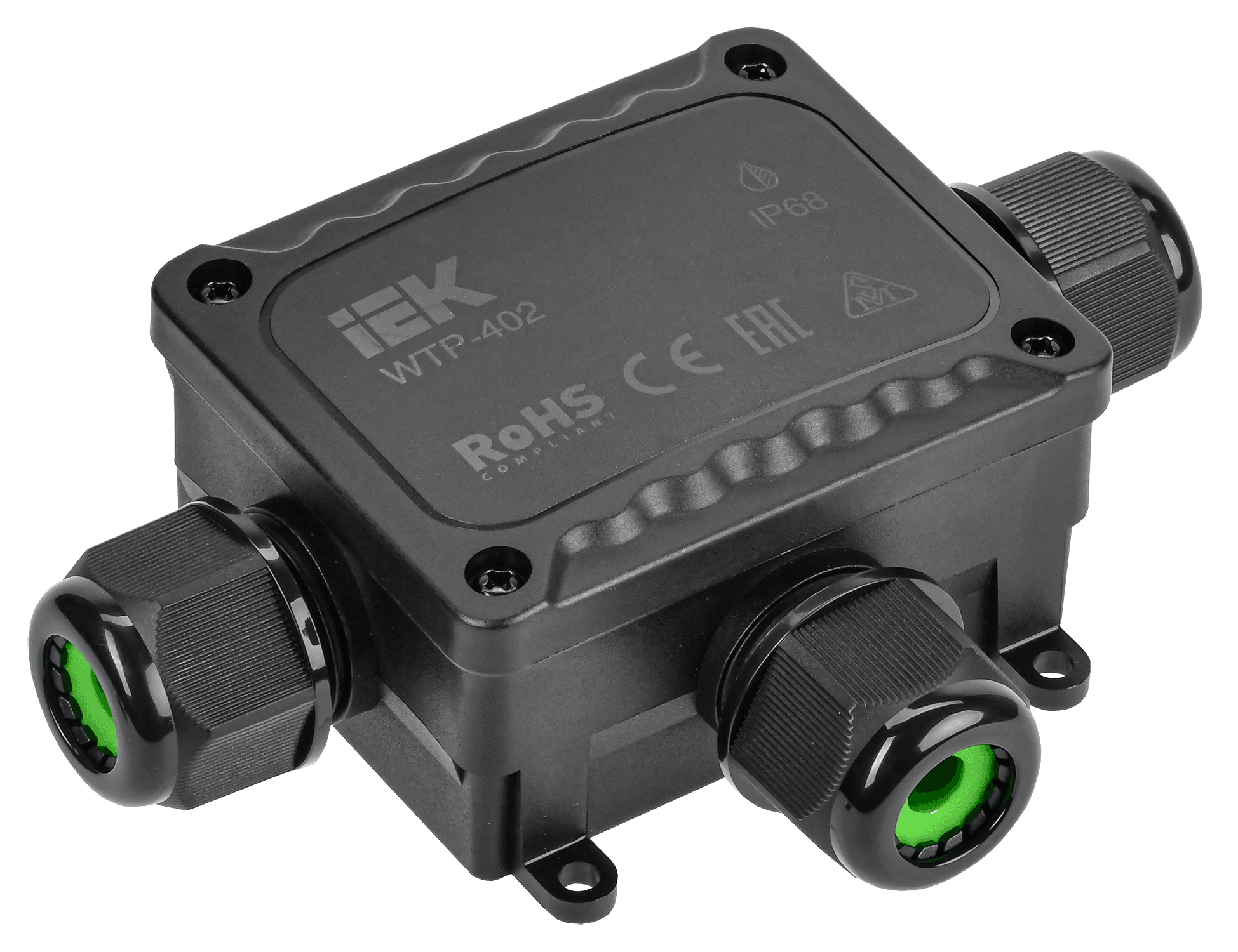 Коробка распред. герметичная WTP-402 3 ввода IP68