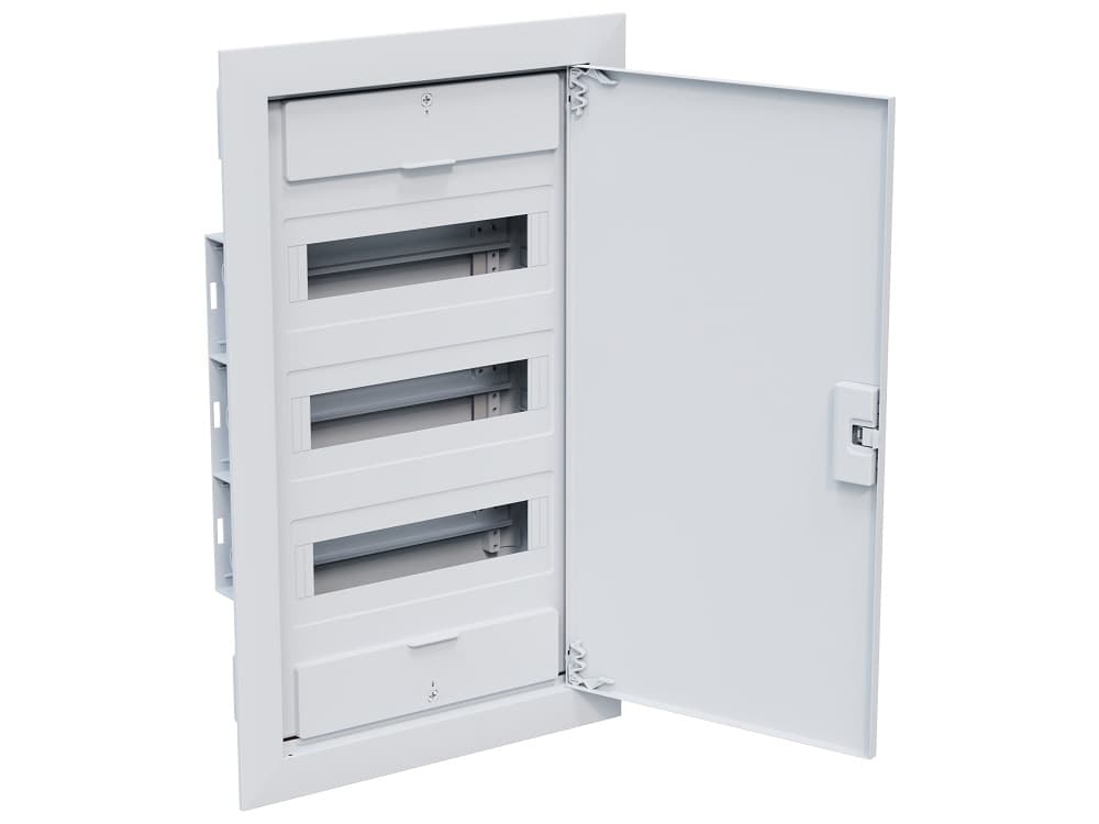 Щит  ЩРВ-п-36 белый с белой дверью IP40 OptiBox PRO