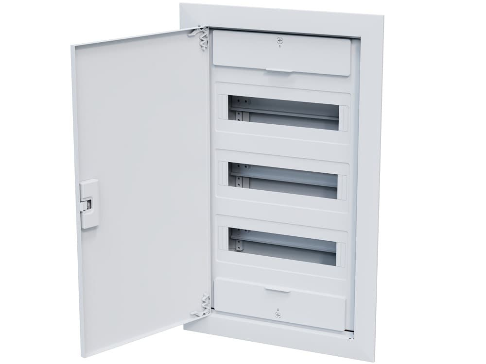 Щит  ЩРВ-п-36 белый с белой дверью IP40 OptiBox PRO