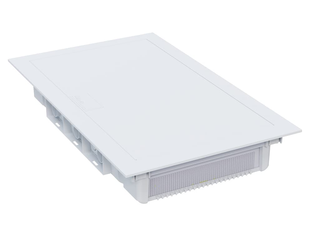 Щит  ЩРВ-п-36 белый с белой дверью IP40 OptiBox PRO