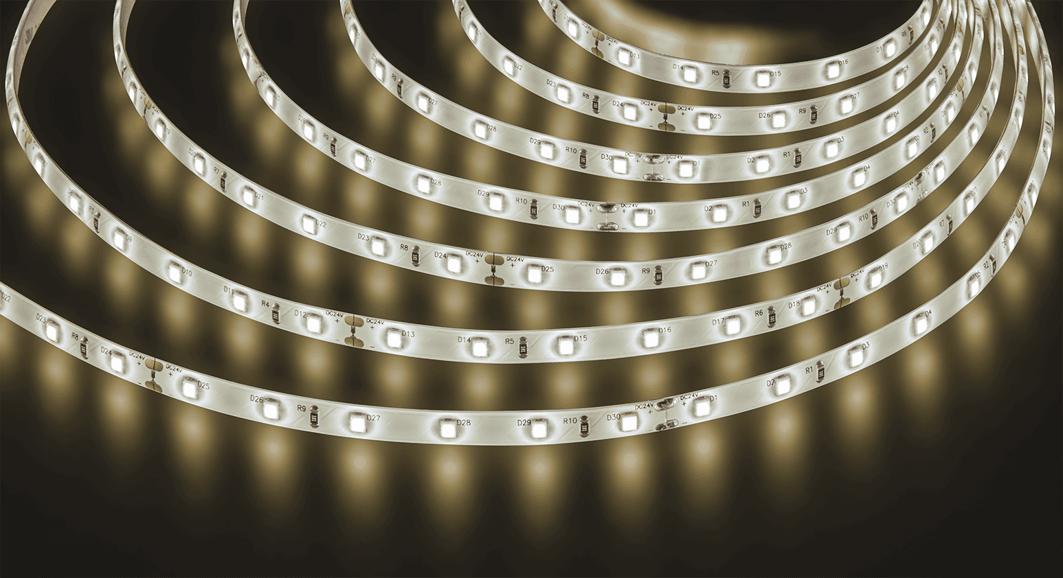 Лента светодиодная 4.8Вт/м 24В 3000К IP65 60LED/м NLS-2835 5м