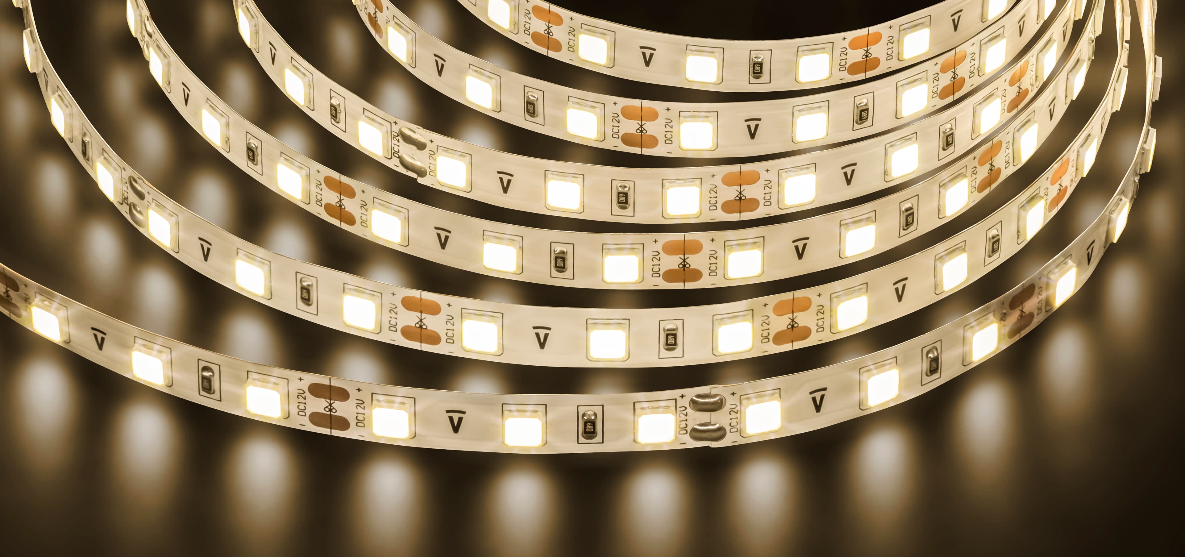 Лента светодиодная 14.4Вт/м 12В 3000К IP20 60LED/м NLS-5050 5м