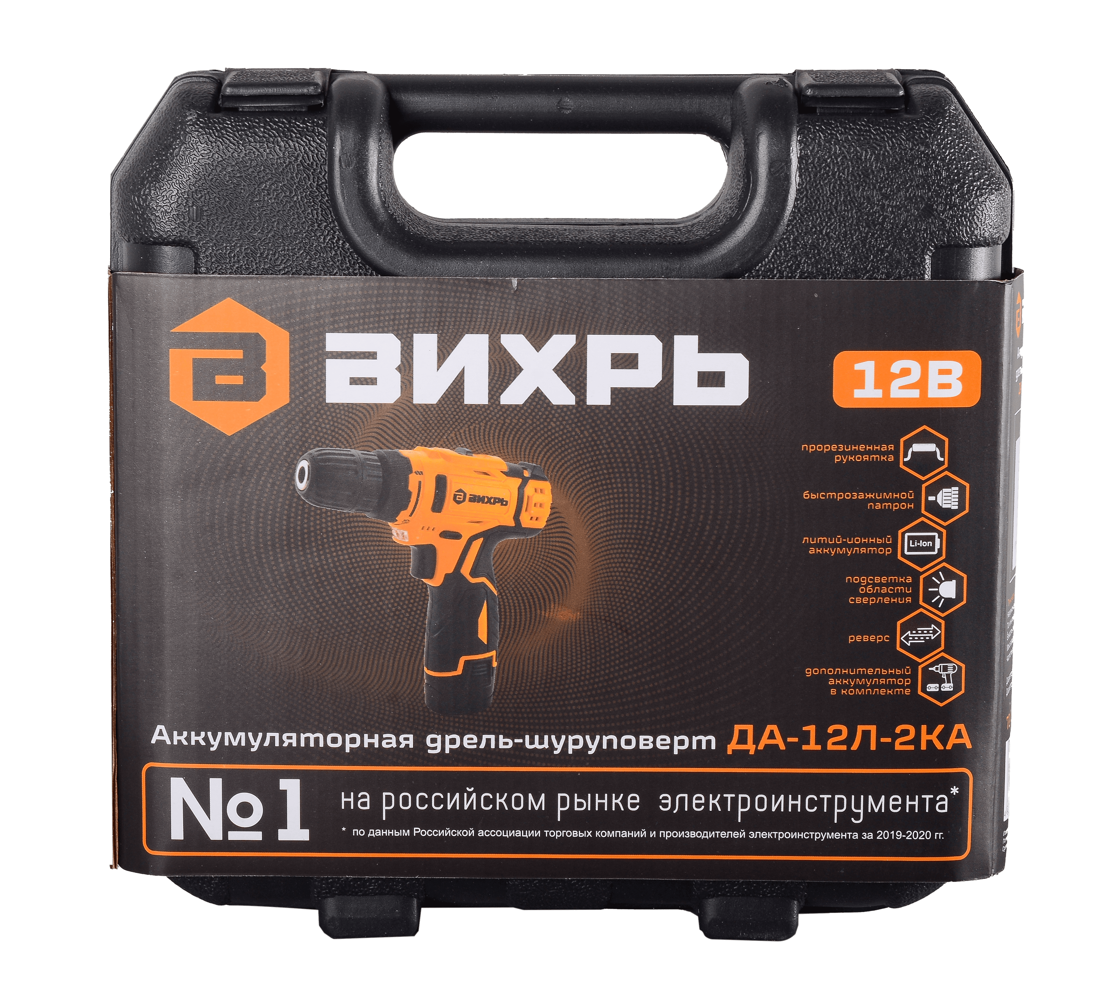 Дрель-шуруповерт аккумуляторная ДА-12Л-2КА (1.5 А/ч)