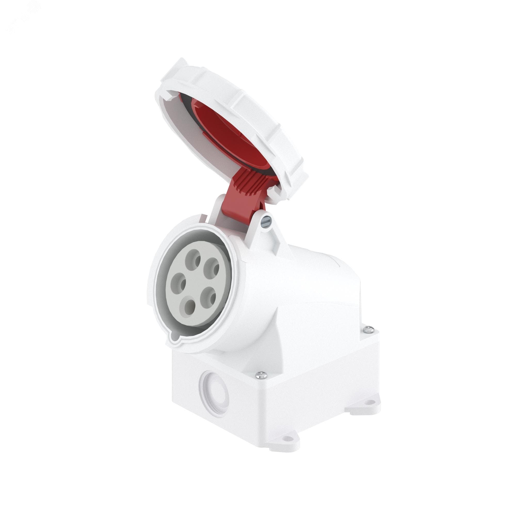 Розетка наружная IP67 16А 3P+E+N 400V
