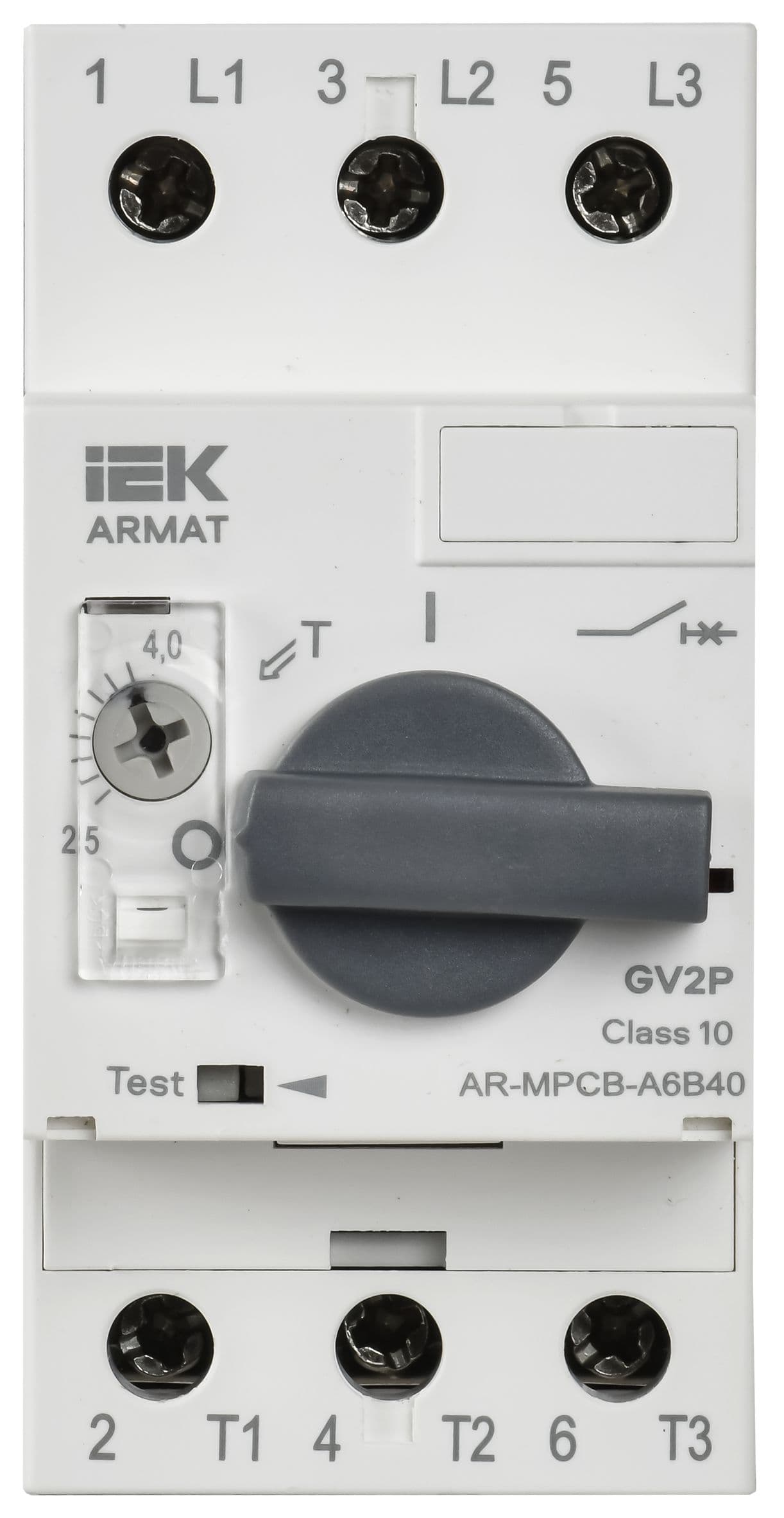 ARMAT Автоматический выключатель защиты двигателя A6 GV2P 2,5-4А