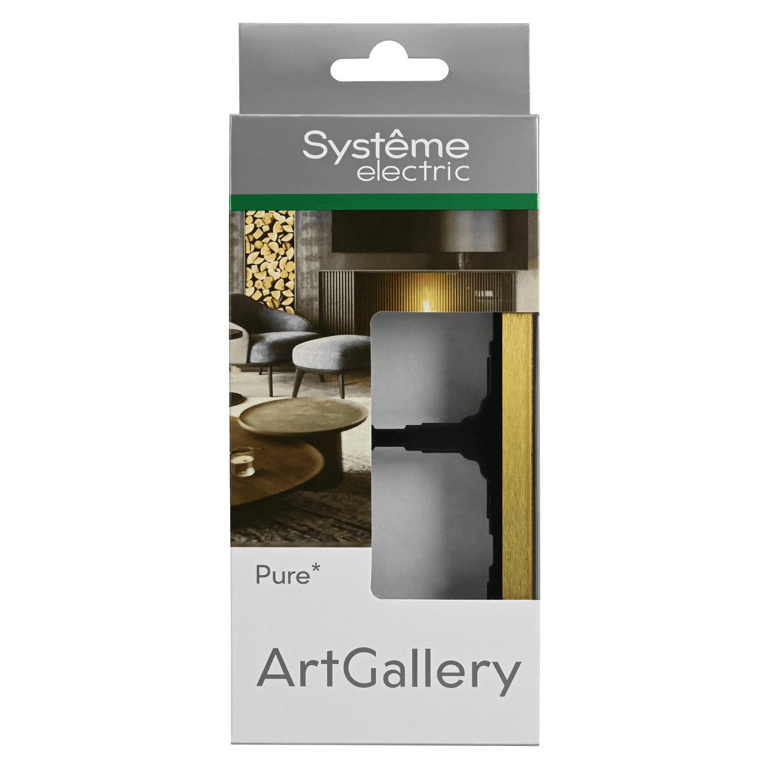 ARTGALLERY PURE 2-постовая РАМКА, МЕТАЛЛ ЗОЛОТО