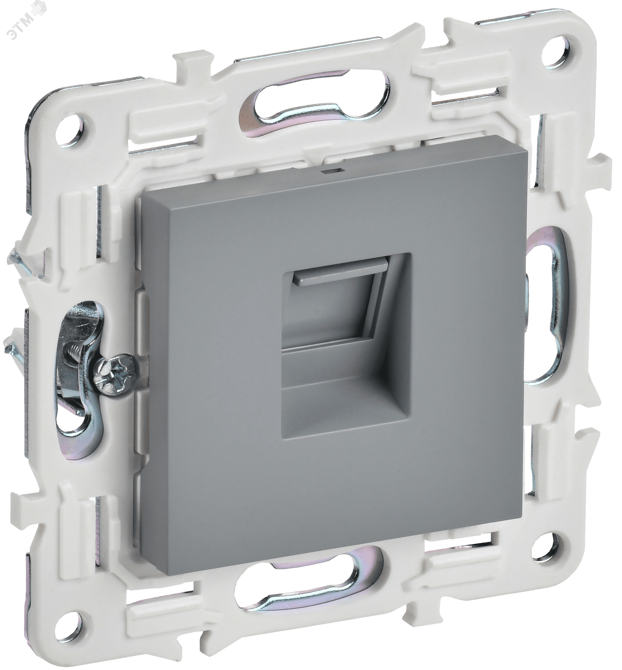SKANDY Розетка компьютерная RJ45 кат.5E SK-K01Gr серый IEK