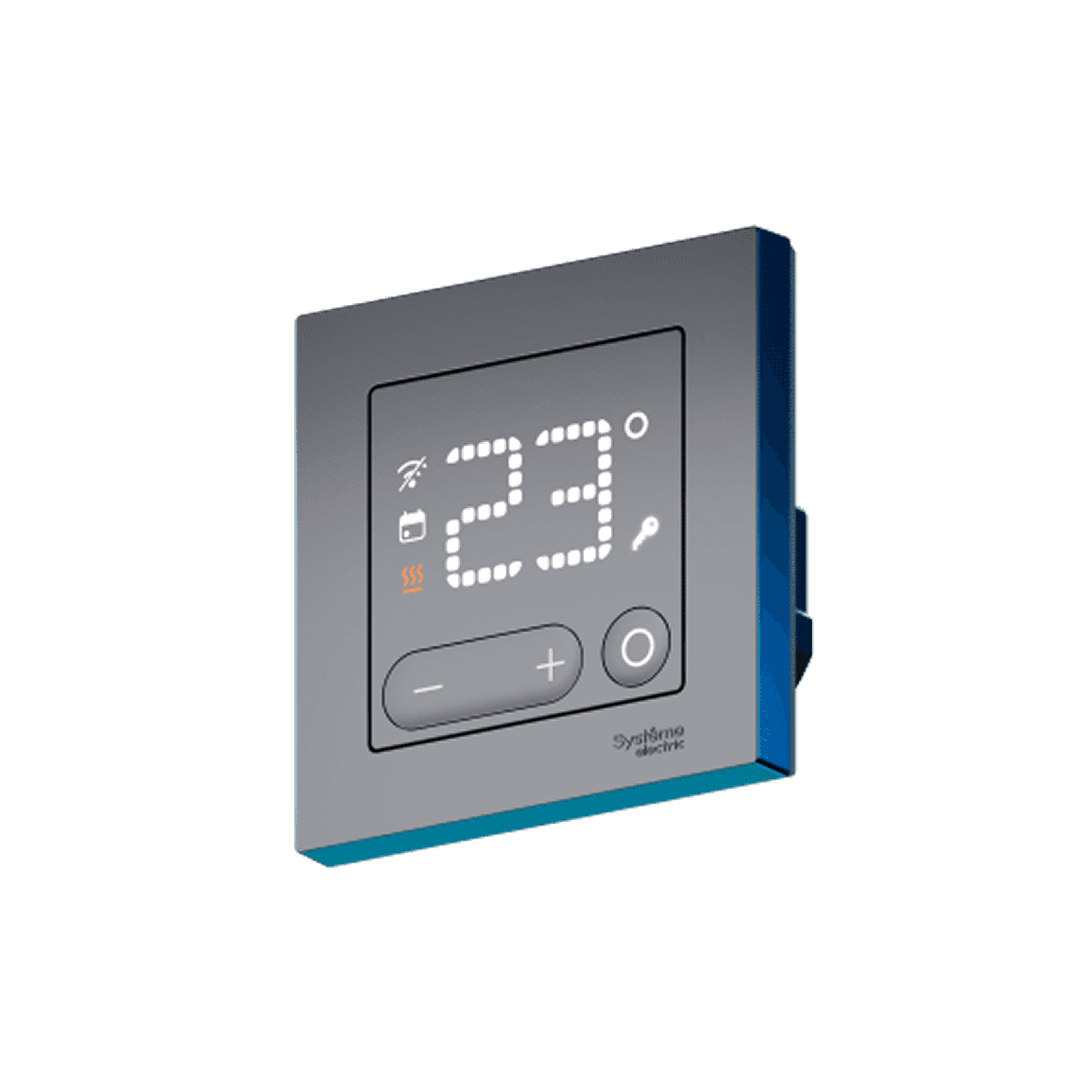 ATLASDESIGN SMART Термостат программируемый для   электрического теплого пола, Zigbee, 16 А, мех.,  ЧЕРНЫЙ