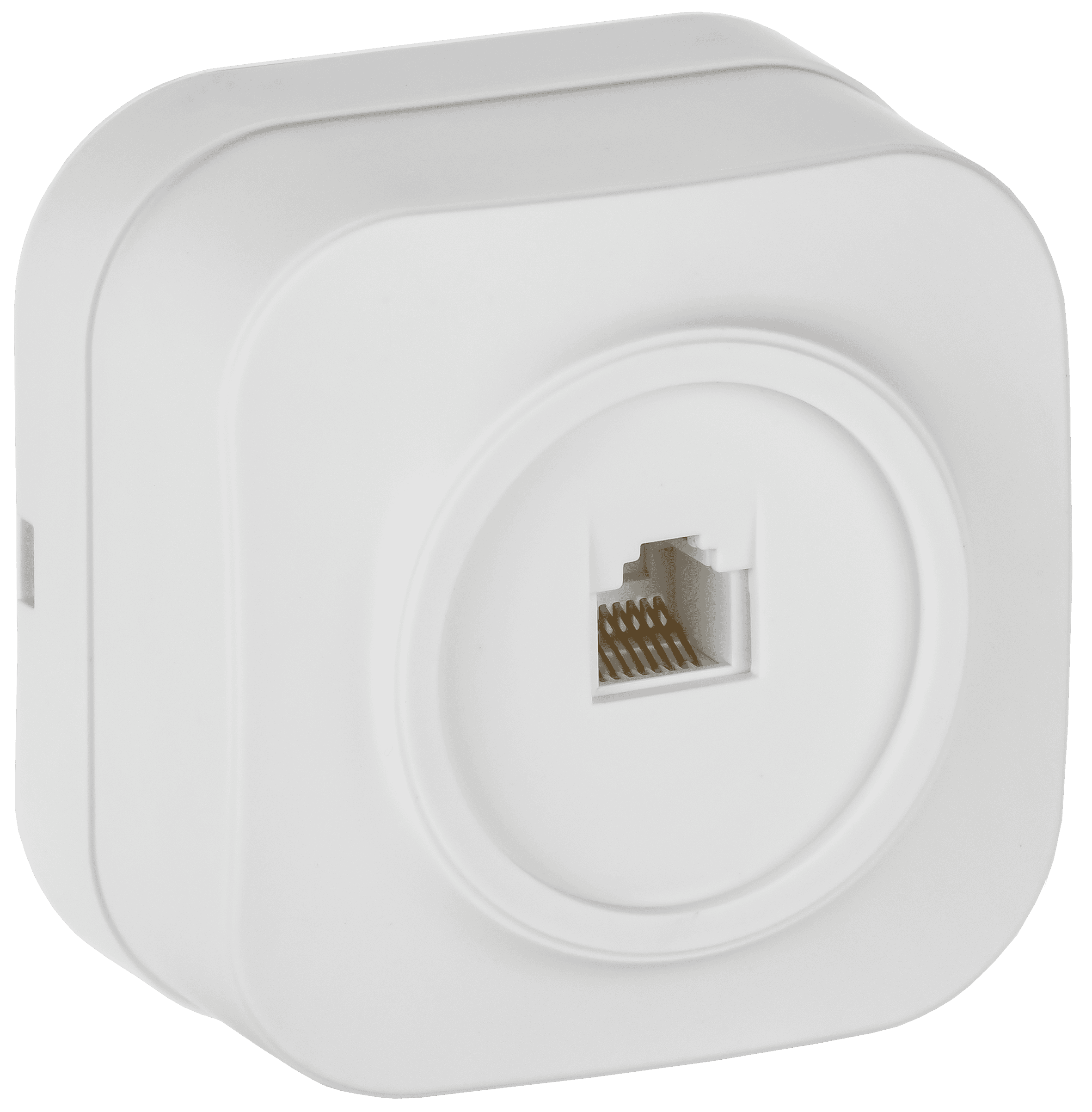 GLORY Розетка для открытой установки компьютерная RJ45 кат.5E РК10-ХБм белый матовый IEK