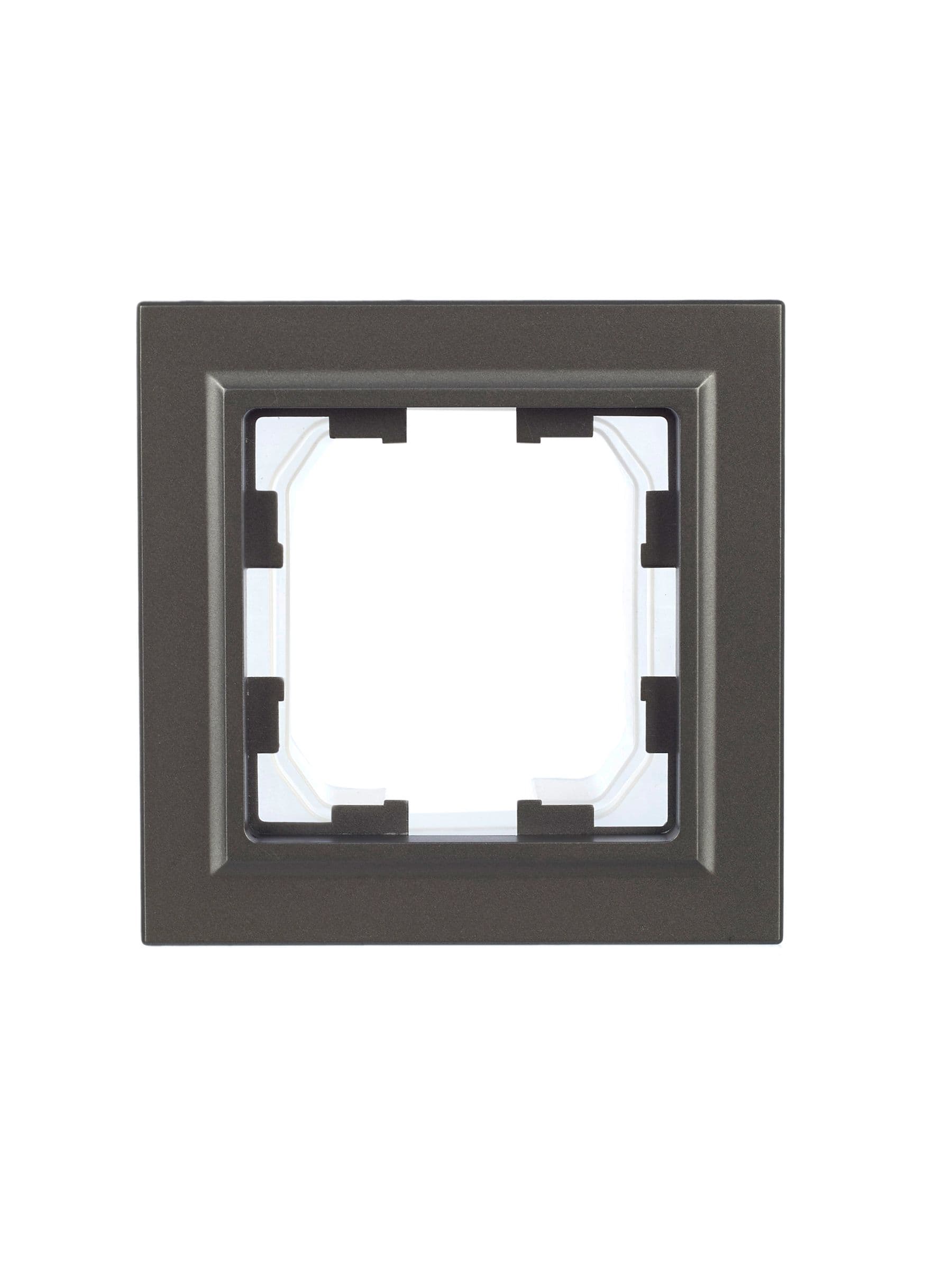 BRITE Рамка 1-местная IP44 РУ-1-БрС-44 сталь