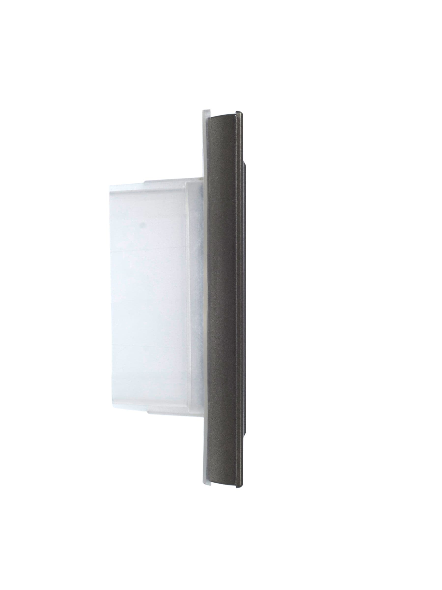 BRITE Рамка 1-местная IP44 РУ-1-БрС-44 сталь