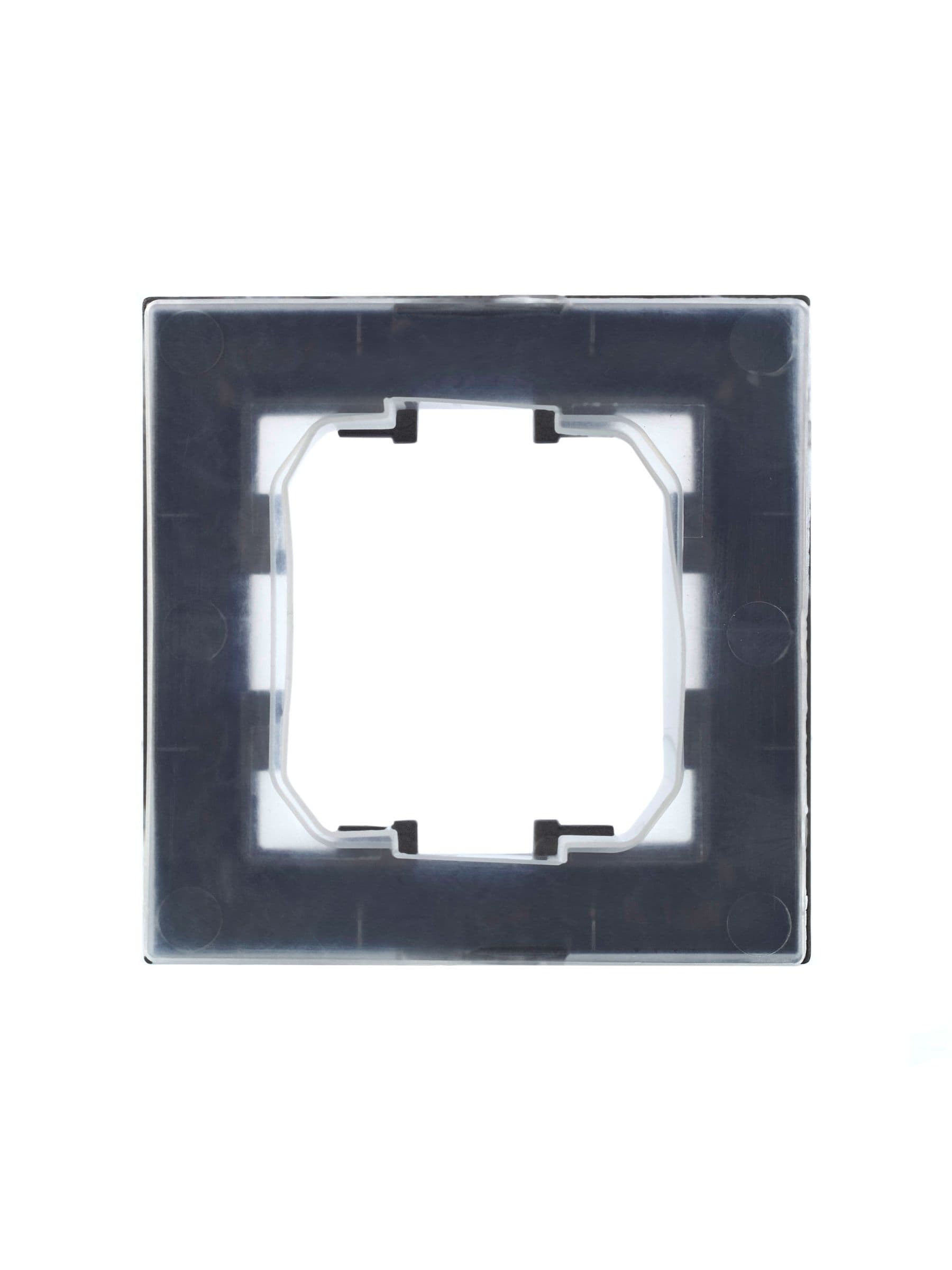 BRITE Рамка 1-местная IP44 РУ-1-БрС-44 сталь