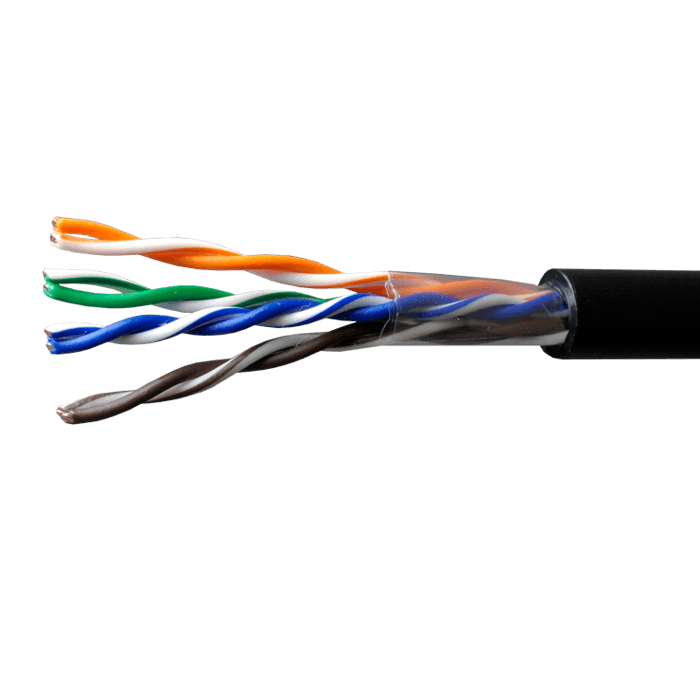 Витая пара U/UTP кат 5e 4x2xAWG24 Median Cu PE OUT