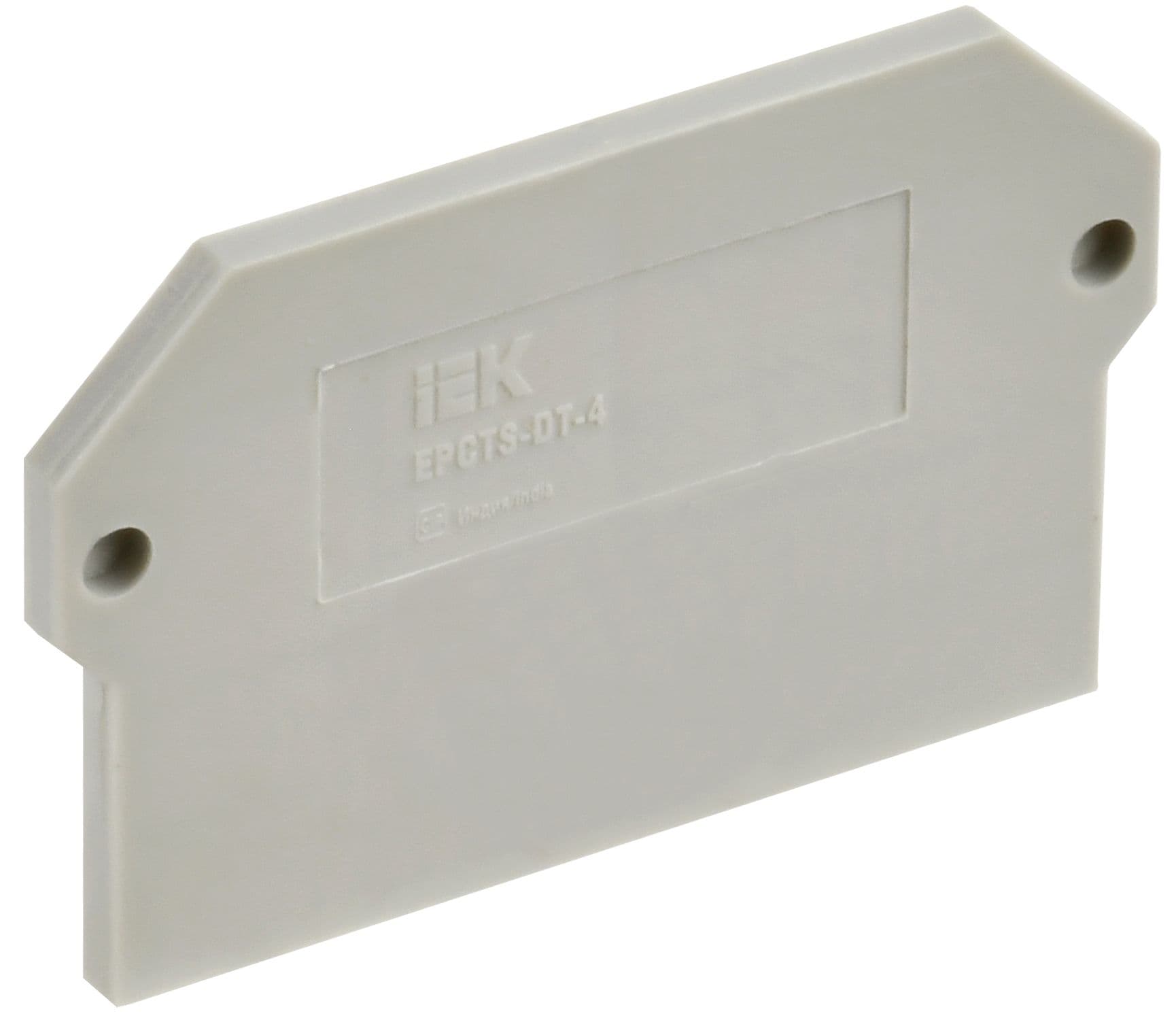 Заглушка для колодки клеммной CTS-DT 4мм2 серая IEK