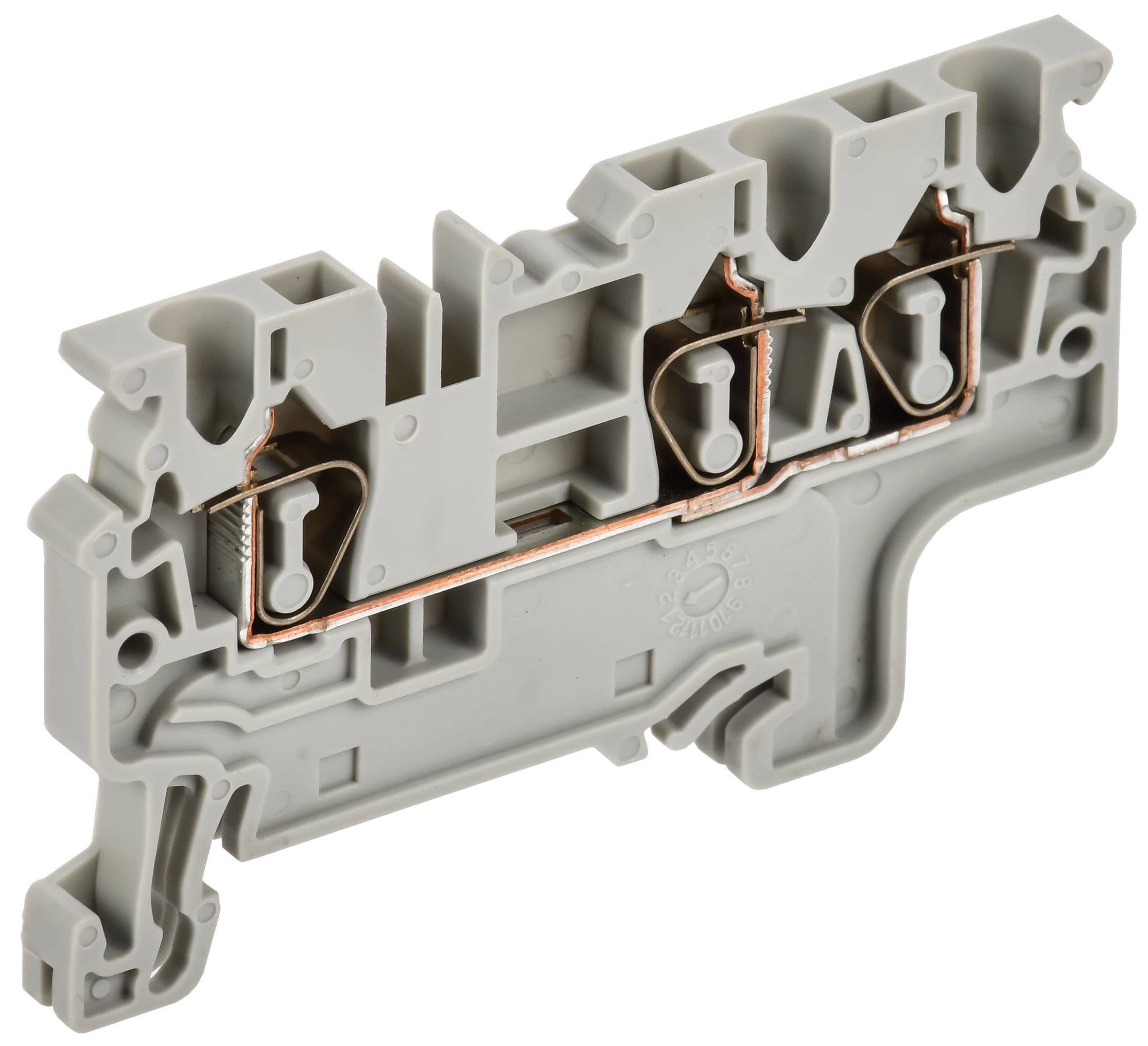 ARMAFIX Клемма пружинная CX2.5-3 2,5мм2 трехконтактная серая IEK