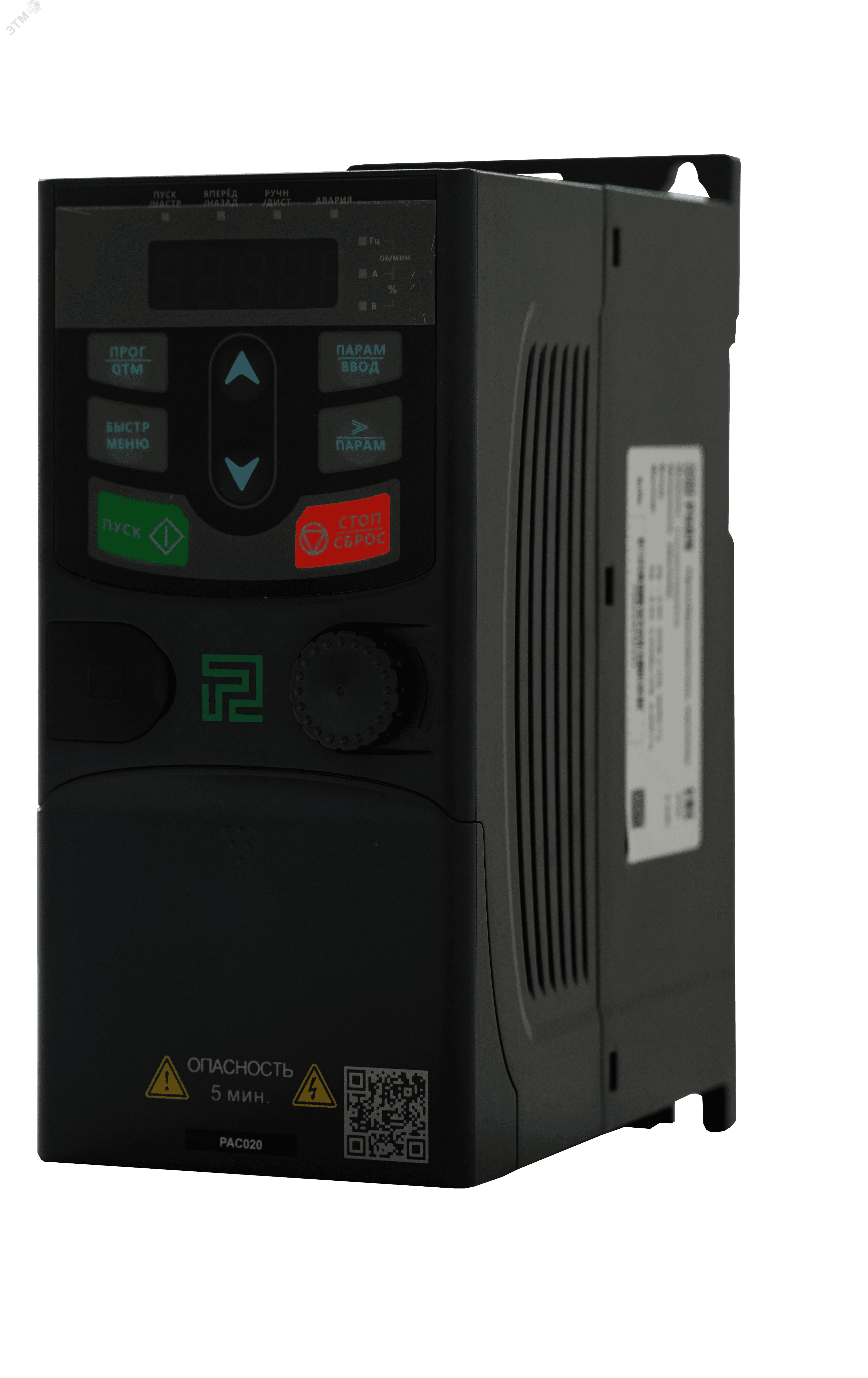 Преобразователь частоты тип PAC020 5.5 кВт 400В, IP20