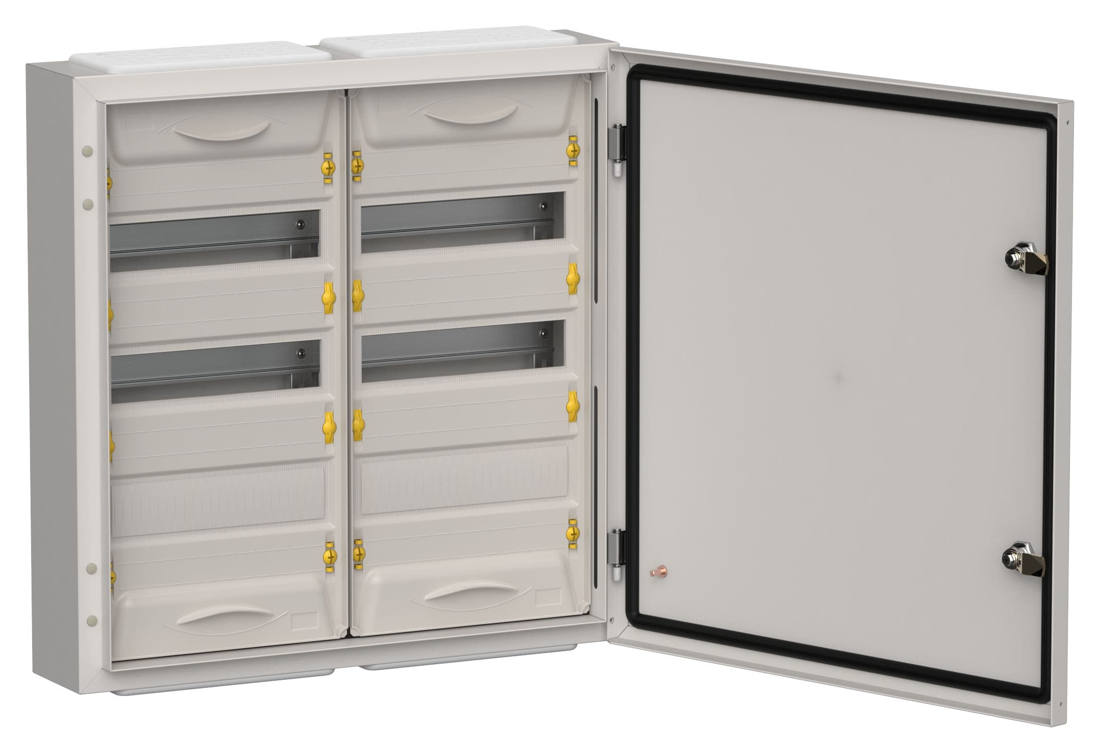 TITAN 5 Корпус металлический ЩРн-72 (2х36) 585х570х140 IP54 сер