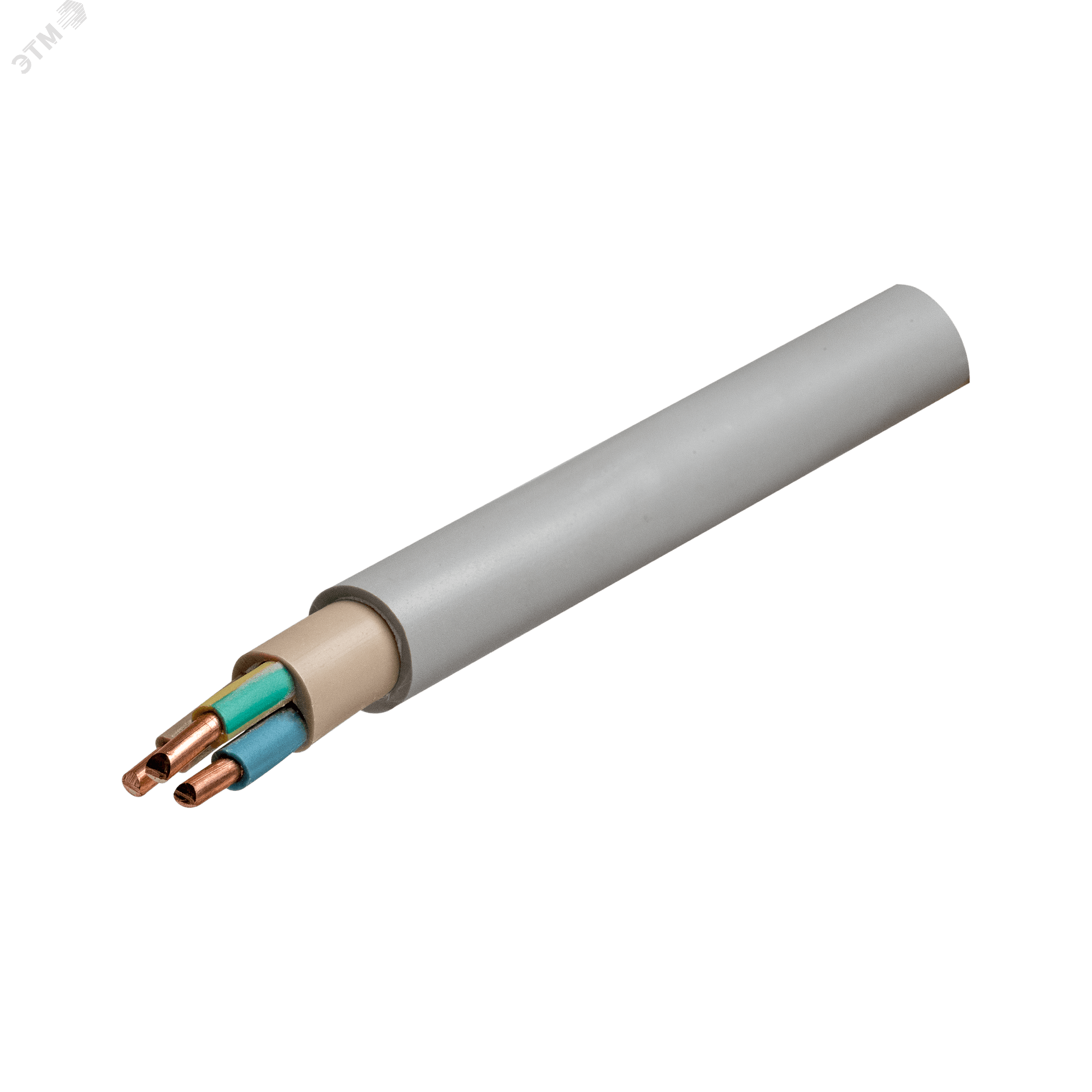 Кабель силовой NYM 3х1,5 ок(N,PE) 0,66 100м ТРТС