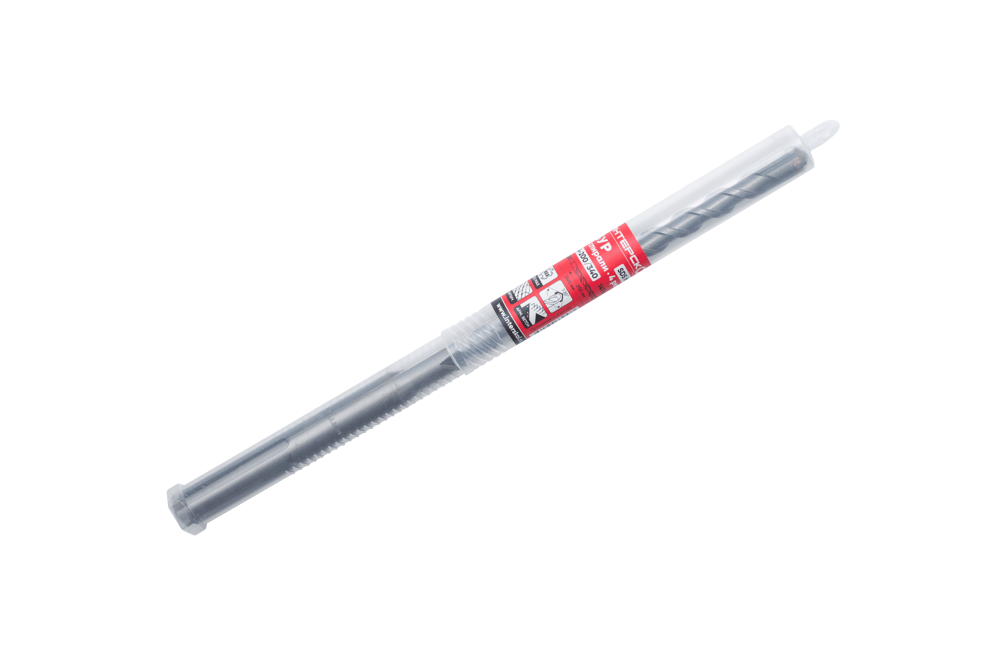 Бур SDS-Max (2 спирали, 4 резца)  14х200/340