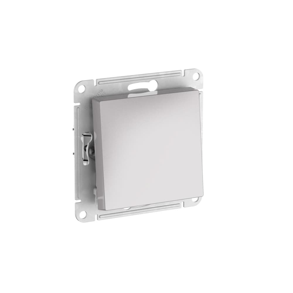 ATLASDESIGN AQUA 1-клавишный ПЕРЕКЛЮЧАТЕЛЬ IP44,сх.6, 10АХ, быстрозажимные клеммы, АЛЮМИНИЙ