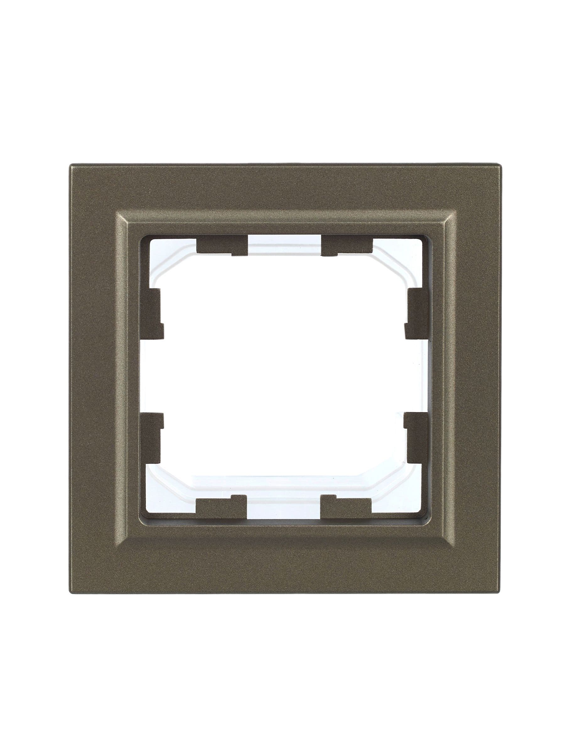 BRITE Рамка 1-местная IP44 РУ-1-БрШ-44 шампань IEK
