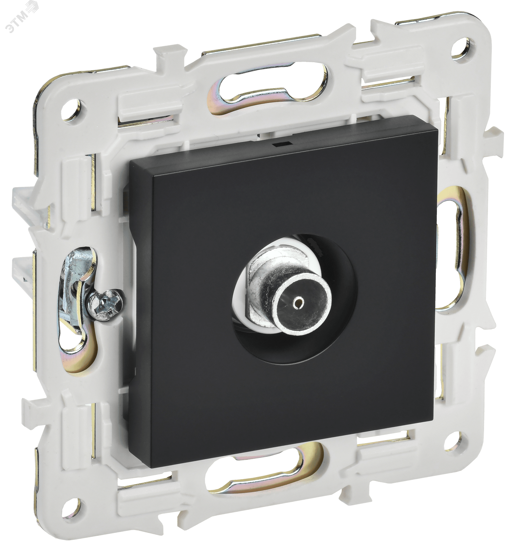 SKANDY Розетка TV оконечная SK-A12Bl черный IEK